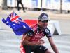 Cadel with the Aussie flag