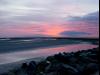 Sunrise at Mont Saint Michel, without the obvious