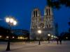Notre Dame at night