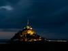 Night time at Mont Saint Michel
